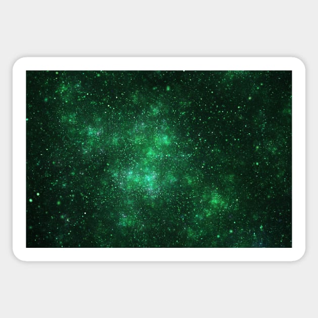 Green pixel universe Sticker by krinichnaya